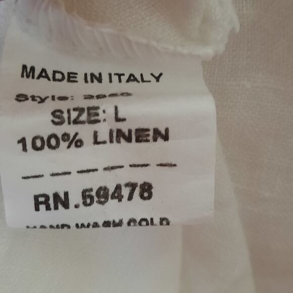 Francesca Bettini L Linen Slip Dress Bundle 3pc Made in Italy Natural Fiber - Picture 10 of 12